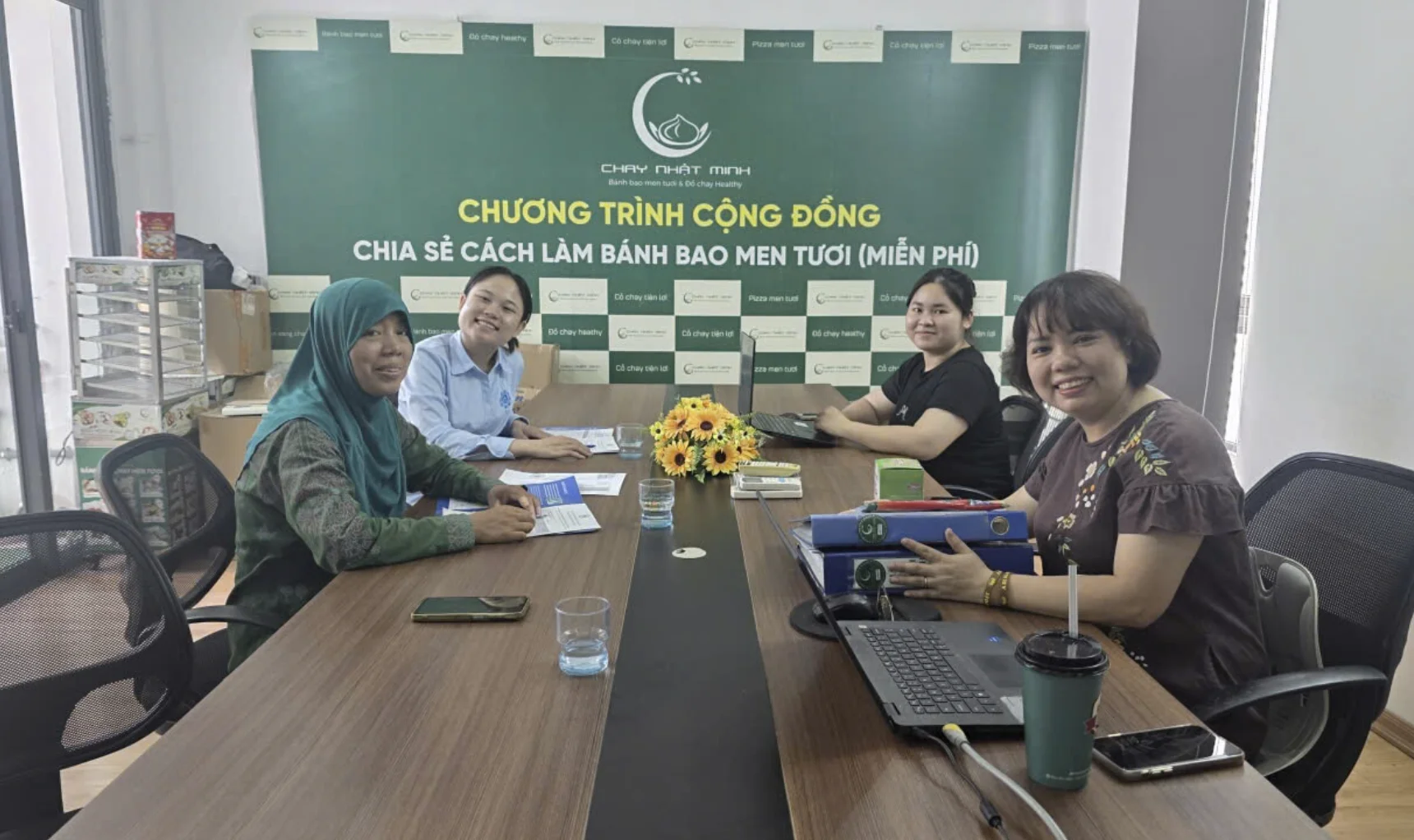 Buổi làm việc chứng nhận Halal tại văn phòng Chay Nhất Minh